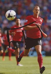 CARDIFF: BEN TURNER SIGNED 6x4 ACTION PHOTO + COA - Bild 1 von 1