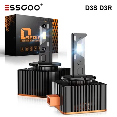 2X D3S LED Scheinwerfer 1:1 Ersetzen Halogen fehlerfrei 6500K 20000LM 100W Hell - Bild 1 von 4