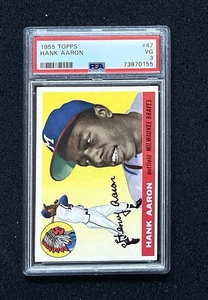 1955 Topps - #47 Hank Aaron - PSA 3 - Picture 1 of 2