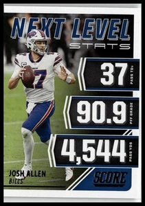 2021 Score #NL15 Josh Allen Next Level Stats - Picture 1 of 2