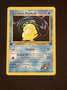 Sabrina's Psyduck 99/132 Gym Challenge Regular - Imagen 1 de 1