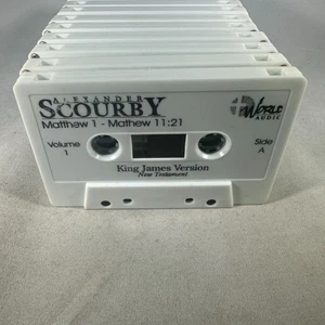 Alexander Scourby Audio Cassette Set King James Version New Testament 12 Tapes - Picture 1 of 4