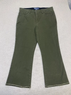 Democracy “Ab” Solution Pants 12 Petite Green Straight 5 Pockets - Image 1 of 4