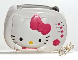 Hello Kitty Sanrio KT5211 Pink White 2 Slice Wide Slot Bagel Toaster - Picture 1 of 8