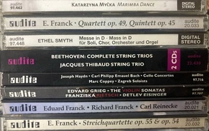 Bulk lot of AUDITE Classical CDs (Various Repertoire) As Pictured G13 - Foto 1 di 2