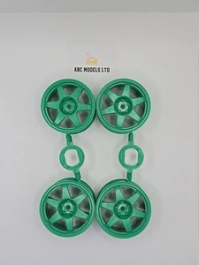 TAMIYA 58656 Mercedes Benz 190E E2 Zakspeed Debis Green Wheels 58201 - Picture 1 of 1