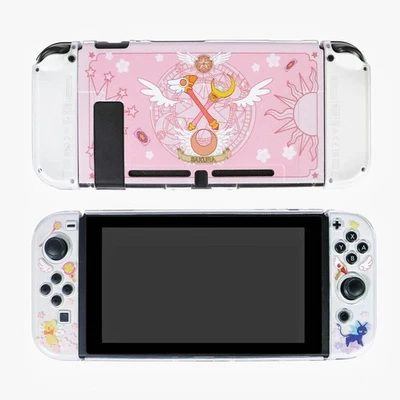 Case Cover For Joycon Controller Nintendo Switch OLED Captor Sakura Accessories - Image 1 of 4