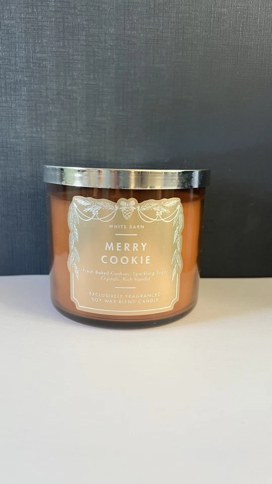 Bath & Body Works 3 Wick Candle Christmas Merry Cookie - Image 1 of 1