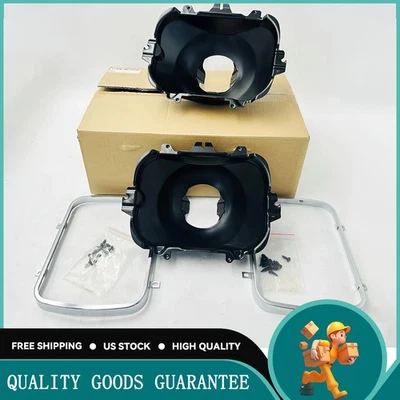 Kit de montaje de soporte de faros de 2 piezas laterales derecho y derecho para Chevy GMC Foto 1 de 4