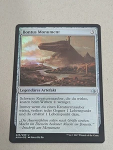 MTG Bontu's Monument Amonkhet German Foil NM - Picture 1 of 2