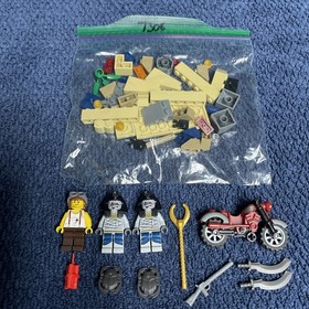 LEGO Pharaoh&rsquo;s Quest 7306 Golden Staff Guardians 100% Complete Good Shape