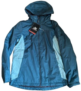 ZEROXPOSUR S Small Ash Teal Hooded ThermoCloud Insulated Jacket Women - Picture 1 of 16
