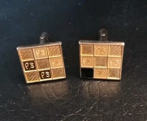 Paul Smith Cufflinks Gold Tone Square (164) - Picture 1 of 3