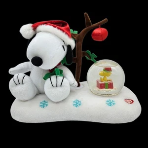Peanuts Animado Snoopy Woodstock Snomotion Globo de Agua Kcare Música Movimiento ¡FUNCIONA! - Imagen 1 de 9
