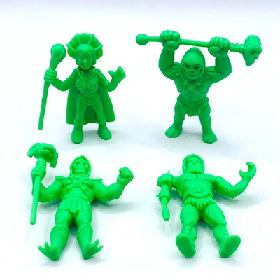 Lot of 4 Green MOTU MUSCLE Super7 MOTUSCLE M.O.T.U.S.C.L.E. Masters Universe - Image 1 of 4