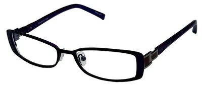 Gafas de metal rectangulares oftálmicas Jones New York para hombre, J474. Púrpura 52mm Foto 1 de 4