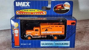 IMEX American Classic Truck Blackman Plumbing Open Truck 1:87 HO Model Railroad - Picture 1 of 3