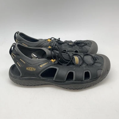 Keen SOLR Sandals Mens 11.5 1022246 Black Sport Water Slip On Closed Toe Strappy - Image 1 of 4