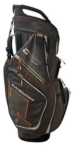 Sun Mountain C130 Cart Bag 14-Way Divider 9 Pockets Strap Handle Rain Hood - Picture 1 of 7