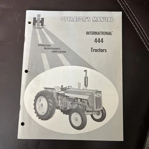 Farmall International 444 Tractor Operators Manual IH EXCELLENT - Picture 1 of 4