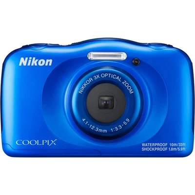 Nikon Coolpix W100 Digital Camera 3x Optical Zoom 13.2 MP Waterproof/Shockproof  - Image 1 of 4