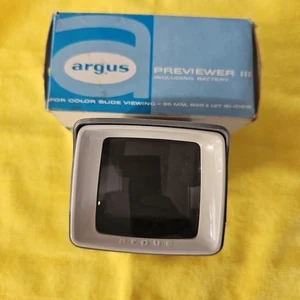 Visor de diapositivas Argus Pre-Viewer III años 50 probado - Imagen 1 de 9