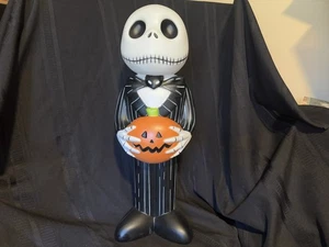 The Nightmare Before Christmas 24" Jack Skellington doppelt beleuchtete Blasform Neu mit Etikett - Bild 1 von 10