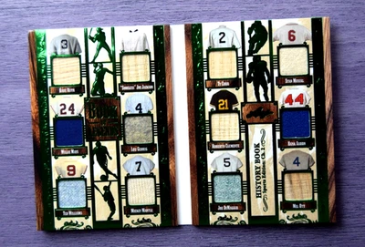 Libro de Leyendas de Historia Hoja 2025 Ruth Dimaggio Gehrig Shoeless Cobb 12 gu/10 Foto 1 de 4