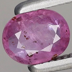 0.39ct t.w 5x3.9mm Oval Natural Heated Purplish Pink Sapphire, Madagascar - Picture 1 of 4