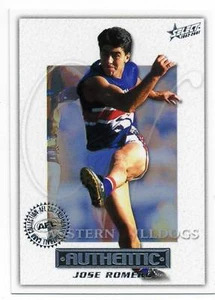 2001 Authentic (98) Jose ROMERO Western Bulldogs - Picture 1 of 1