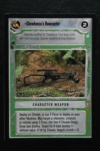 Star Wars CCG Decipher SWCCG CHEBACCA'S BOWCASTER Endor LP Lightly Played - Picture 1 of 2