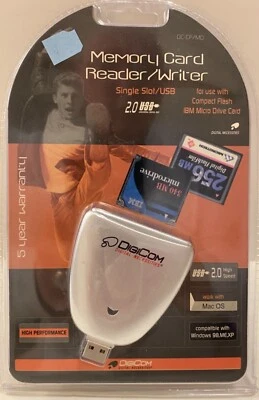 DigiCom (DC-CF/MD) Memory Card Reader/Writer. Single Slot/USB - Image 1 of 2