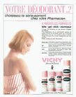 Publicite Advertising 126  1969  Les  Déodorants Vichy