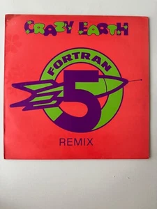 Crazy Earth Fortran 5 Remix 12" Vinyl Single 1990 Mute Records Import England EX - Picture 1 of 7
