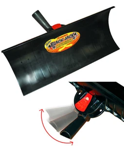 PALA NEVE ABS spingineve spalaneve BLACK JACK orientabile a.59 senza manico - Foto 1 di 1