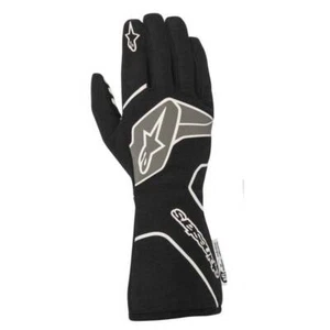 Guantes de carreras Alpinestars Tech-1 Race V2 negros/blancos XXL SFI FIA NUEVOS - Imagen 1 de 3