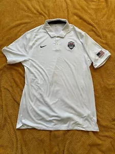 Nike Dri-Fit Team USA Basketball Polo Shirt Dream Team Size L-TallWhite Olympics - Picture 1 of 3