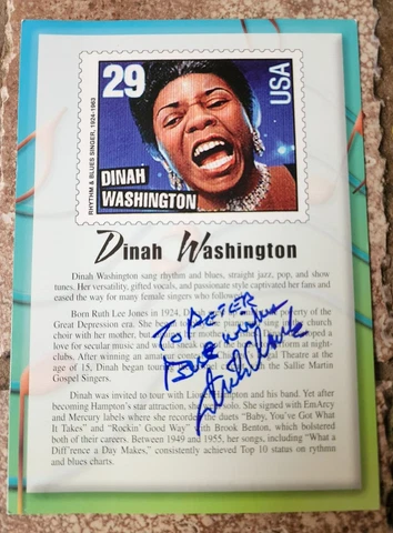 DICK CLARK Autograph - Hand Signed on a Legends of American Music Post Card Cover