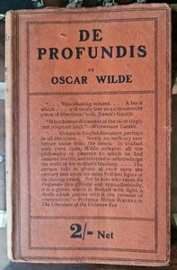 De Profundis ~ Oscar Wilde ~ 1920 Hardback Book With Original Dustcover - Picture 1 of 24