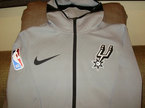 NBA San Antonio Spurs NIKE THERMA FLEX Dri Fit Full Zip Hoodie Jacket Men's 3XL Cover
