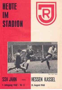 Cuaderno de programa de fútbol 68/69 RL Jahn Regensburg - Hesse Kassel - Imagen 1 de 1