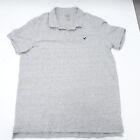 American Eagle Outfitters Polo Shirt Mens 2XL Heather Gray Core Flex Classic Fit