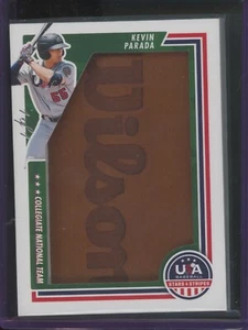 2022 Panini Stars & Stripes Baseball Kevin Parada #JUM-KP Glove 1/1 - Picture 1 of 2