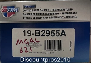 Carquest 19-B2955A Rear Right Disc Brake Caliper Ford Mazda Volvo 2004-2013 - Picture 1 of 3