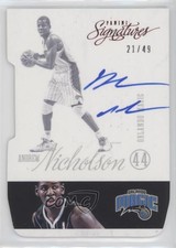 2012-13 Panini Signatures Red Die-Cut /49 Andrew Nicholson #41 Rookie Auto RC