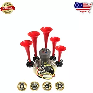Complete Installation Dixie Air Horn Set with 12 Notes - 115 dB Power Output - Picture 1 of 2