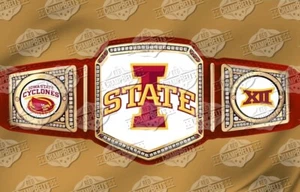 Iowa State Cyclones Football Champions Championship Belt Adult Size 2mm Brass - Picture 1 of 1