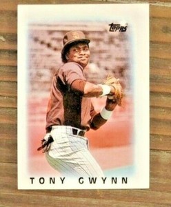 1986 Topps Mini Leaders #65 Tony Gwynn San Diego Padres