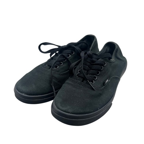 Scarpe sneakers Vans nere tela autentiche US uomo 5 5 donna 7 0 skater grunge