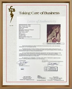 Carta de lienzo Elvis Presley rara vintage 16X20 en marco personalizado. - Imagen 1 de 3